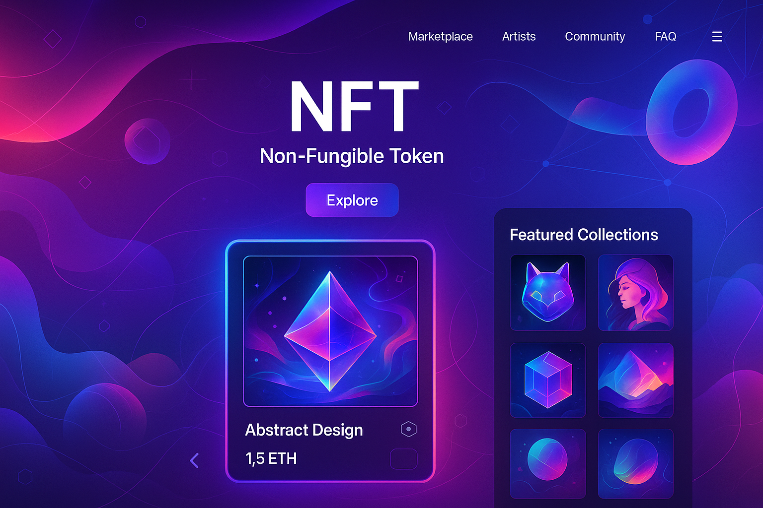 NFT Marketplace Dashboard
